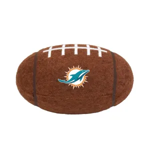 Little Earth NFL Miami Dolphins Tough Chewer Ball Dog Toy