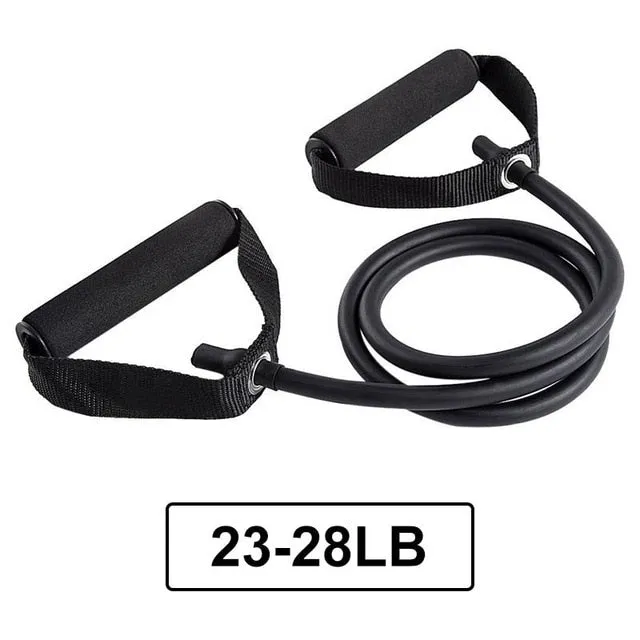 120cm Yoga Pull Rope Elastic Resistance Bands Fitness Workout Exercise Tubes Practical Training Rubber Tensile Expander