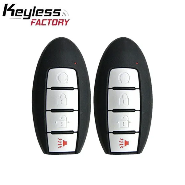 2 x 2018-2021 Nissan Kicks Rogue / 4-Button Smart Key / PN: 285E3-5RA6A / KR5TXN3 (AFTERMARKET) (Bundle of 2)