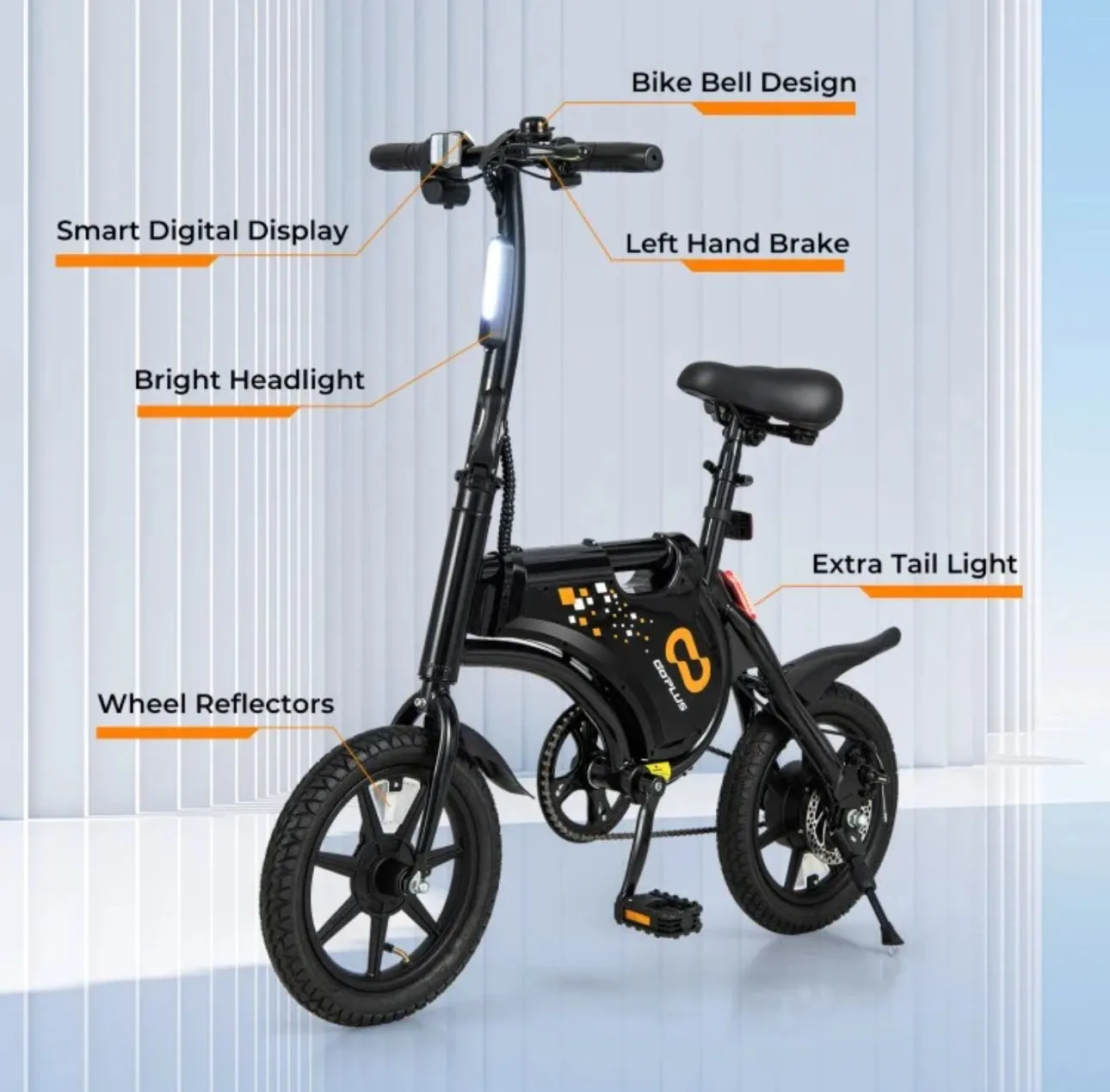 2025 Super Cool Foldable Electric Bike, Bicycle For Adults | 350W Brushless Motor | 36V Battery | Up To 24KPH | Rubber Tires | 3 Riding Modes