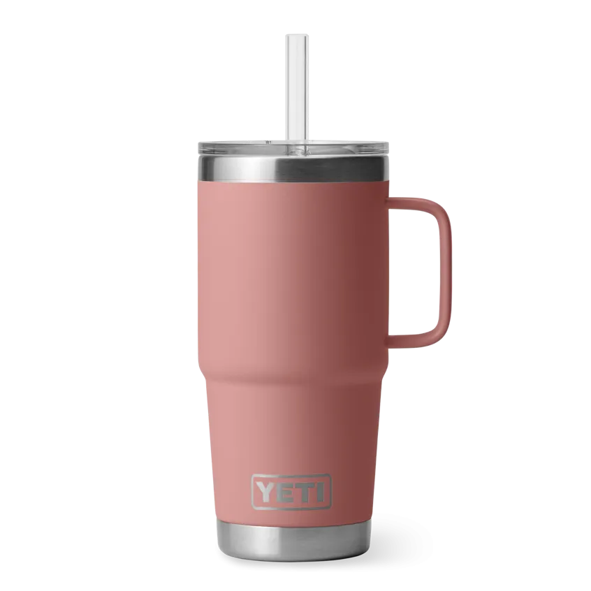 25 oz. / 739ml Straw Mug w/ Straw Lid - Sandstone Pink