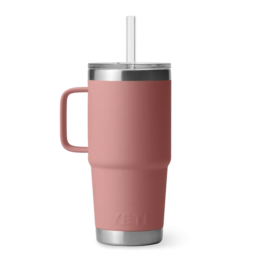 25 oz. / 739ml Straw Mug w/ Straw Lid - Sandstone Pink