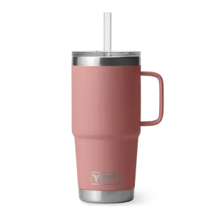 25 oz. / 739ml Straw Mug w/ Straw Lid - Sandstone Pink