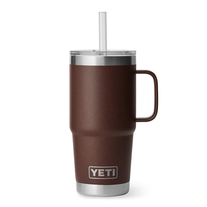 25 oz. / 739ml Straw Mug w/ Straw Lid - Wetlands Brown