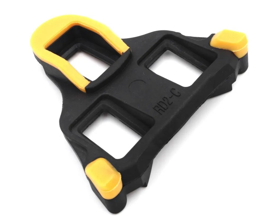 6 Degree Float  Road Bike Pedal Cleats for Shimano SPD-SL Pedals - Yellow