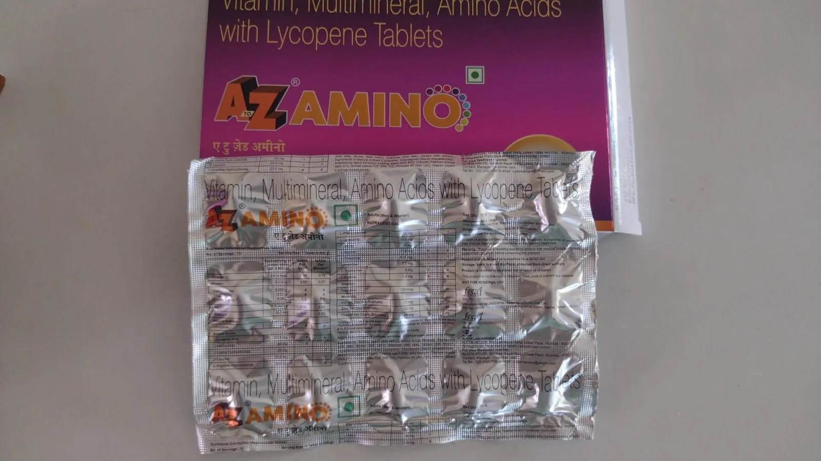 A to Z Amino 3 * 15's