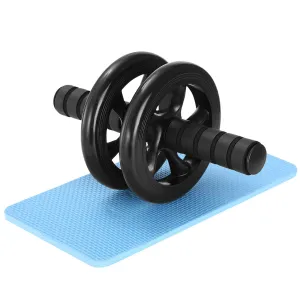 Ab Roller Wheel Set - Strengthen Core with Knee Pad - Home Gym Essential