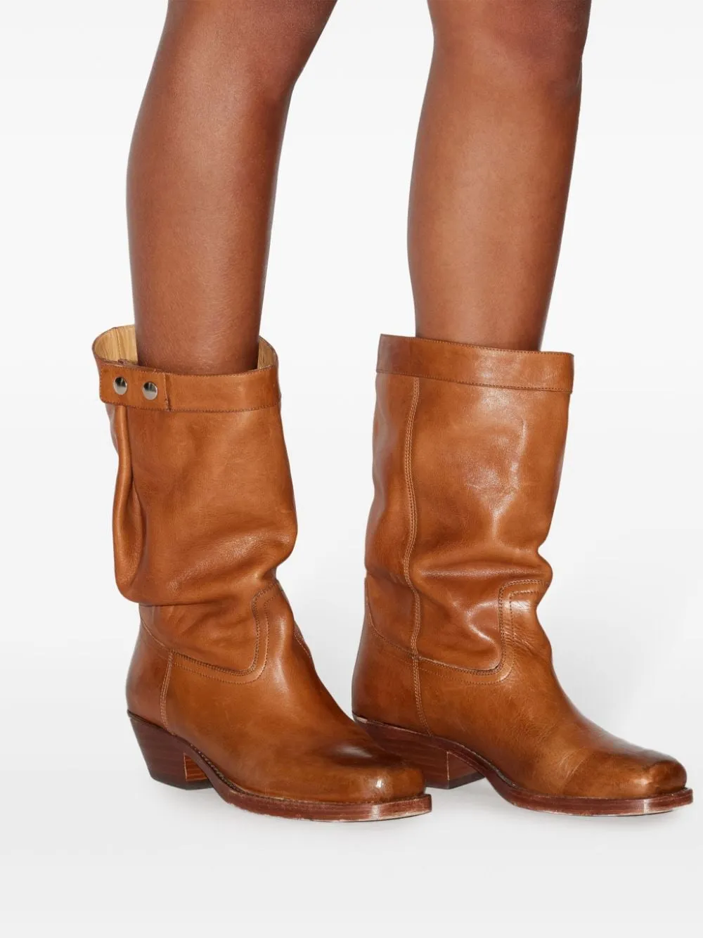 Ademe Boots in Cognac