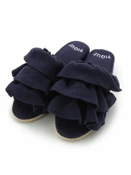 Airy Moco Tiered House Slippers