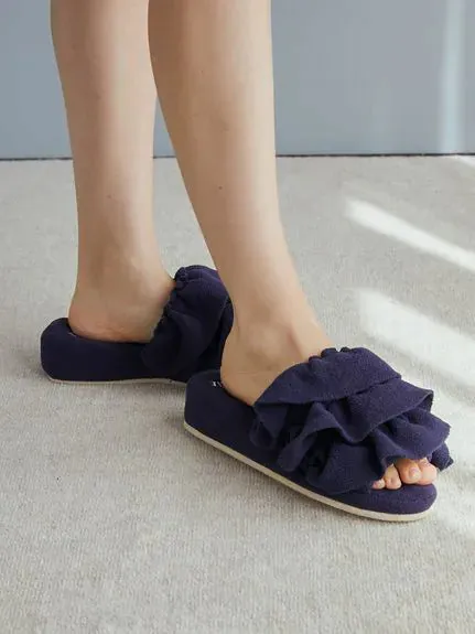 Airy Moco Tiered House Slippers