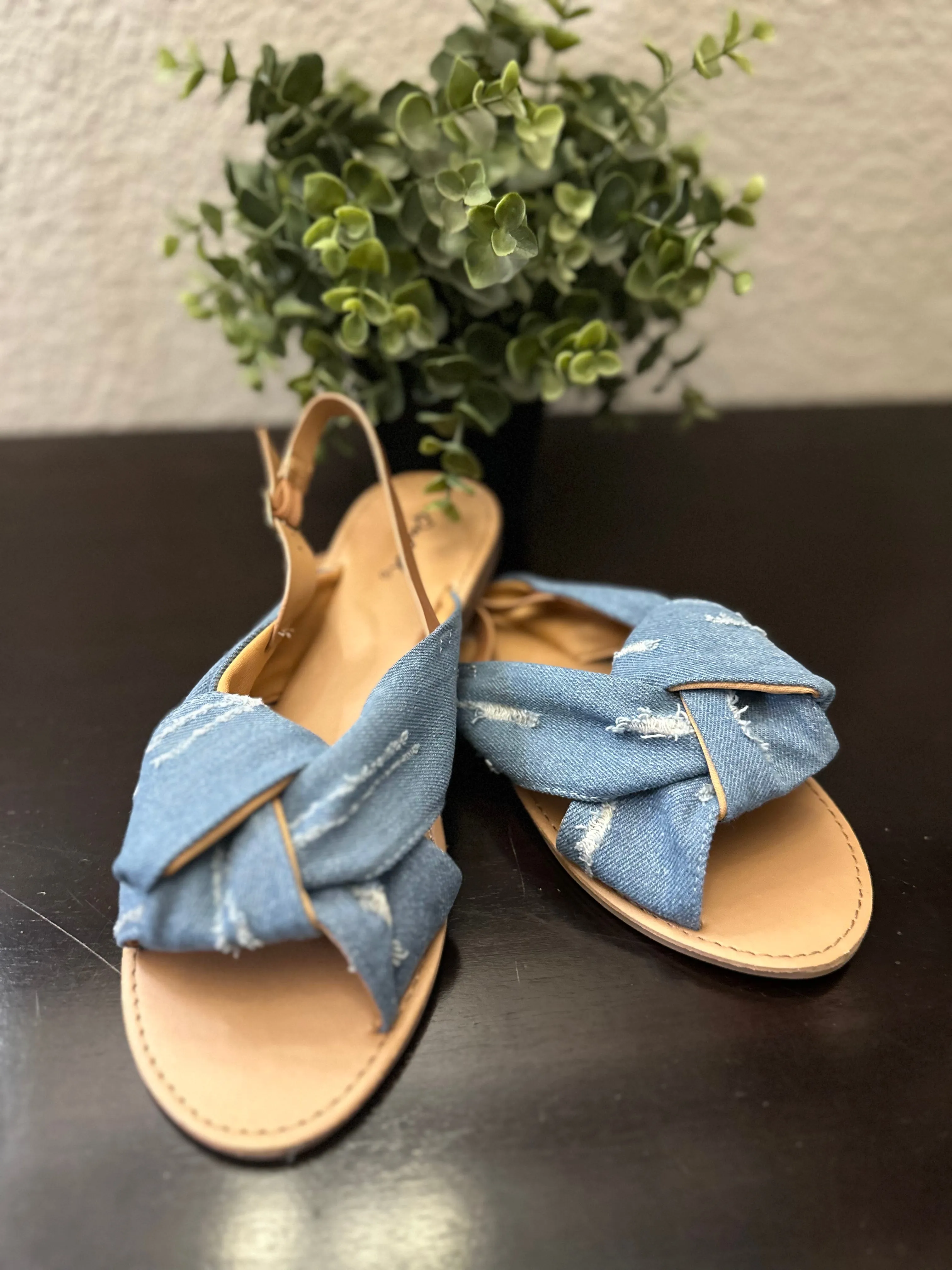 Andi Sandal in Denim