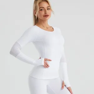 *APP EXCLUSIVE* Long Sleeve Round Neck Sports Top