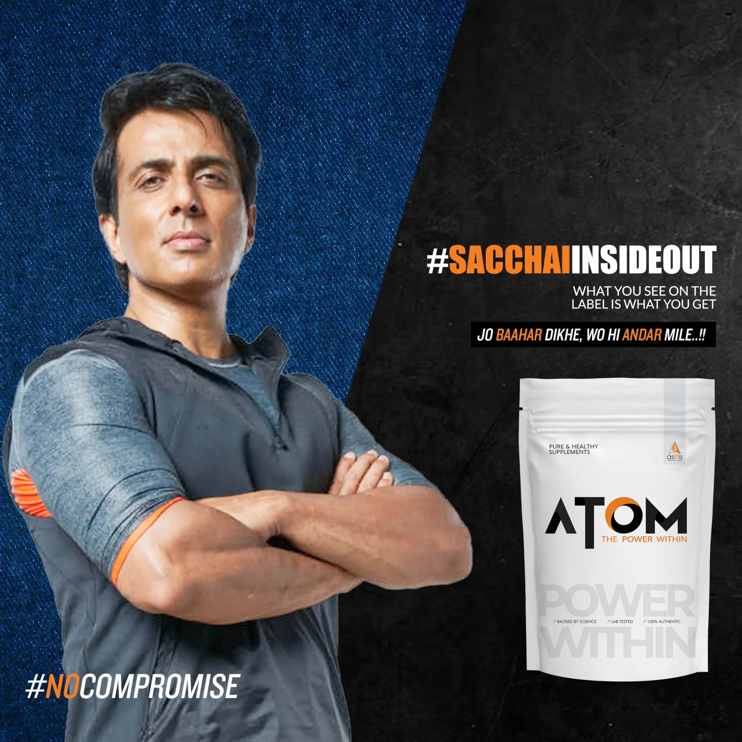 AS-IT-IS ATOM 100% Pure Carb 1kg | For Faster Weight Gains | Reliable Source of Fast Calories |130 Kcal Energy | Hazelnut Flavor