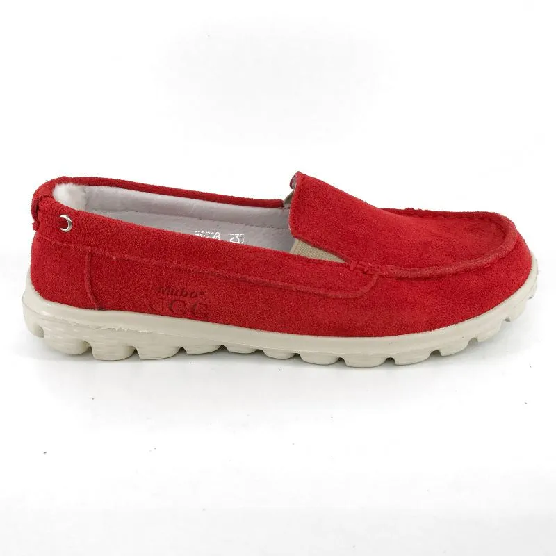 Australian Sheepskin Unisex Casual Flats UGG Moccasin - Red