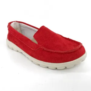 Australian Sheepskin Unisex Casual Flats UGG Moccasin - Red