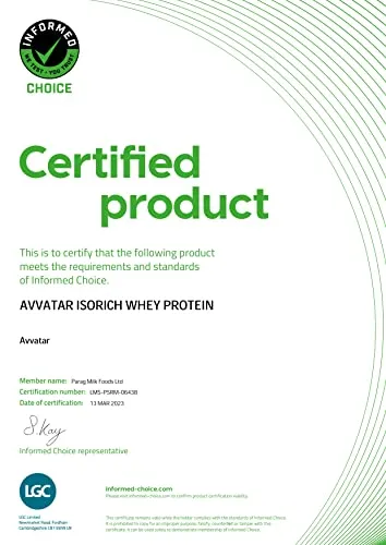 AVVATAR ISORICH WHEY PROTEIN | 1Kg | Malai Kulfi Flavour | 29g Protein | 29 Servings | Isolate