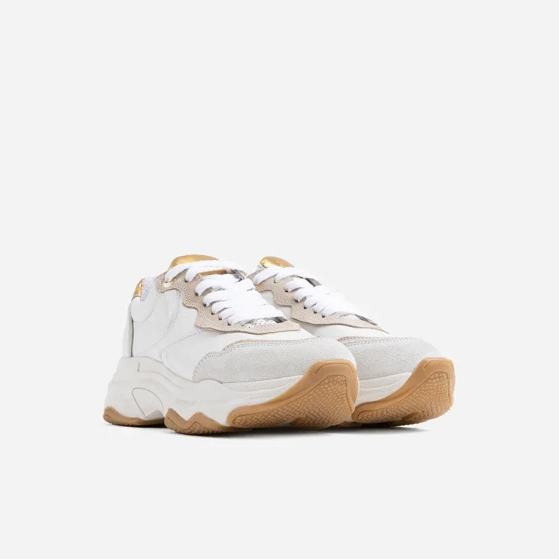 Baisley Off White Gold Chunky Sneakers