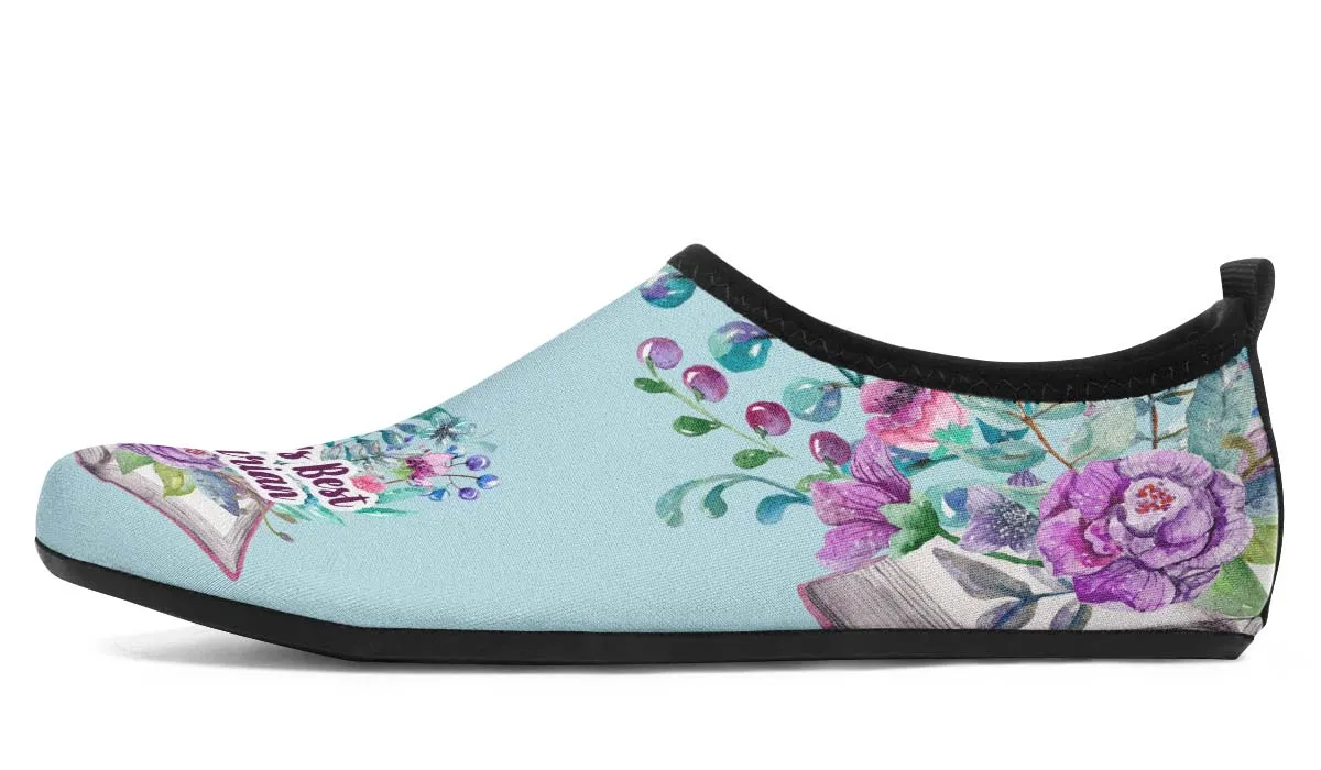 Best Librarian Aqua Barefoot Shoes