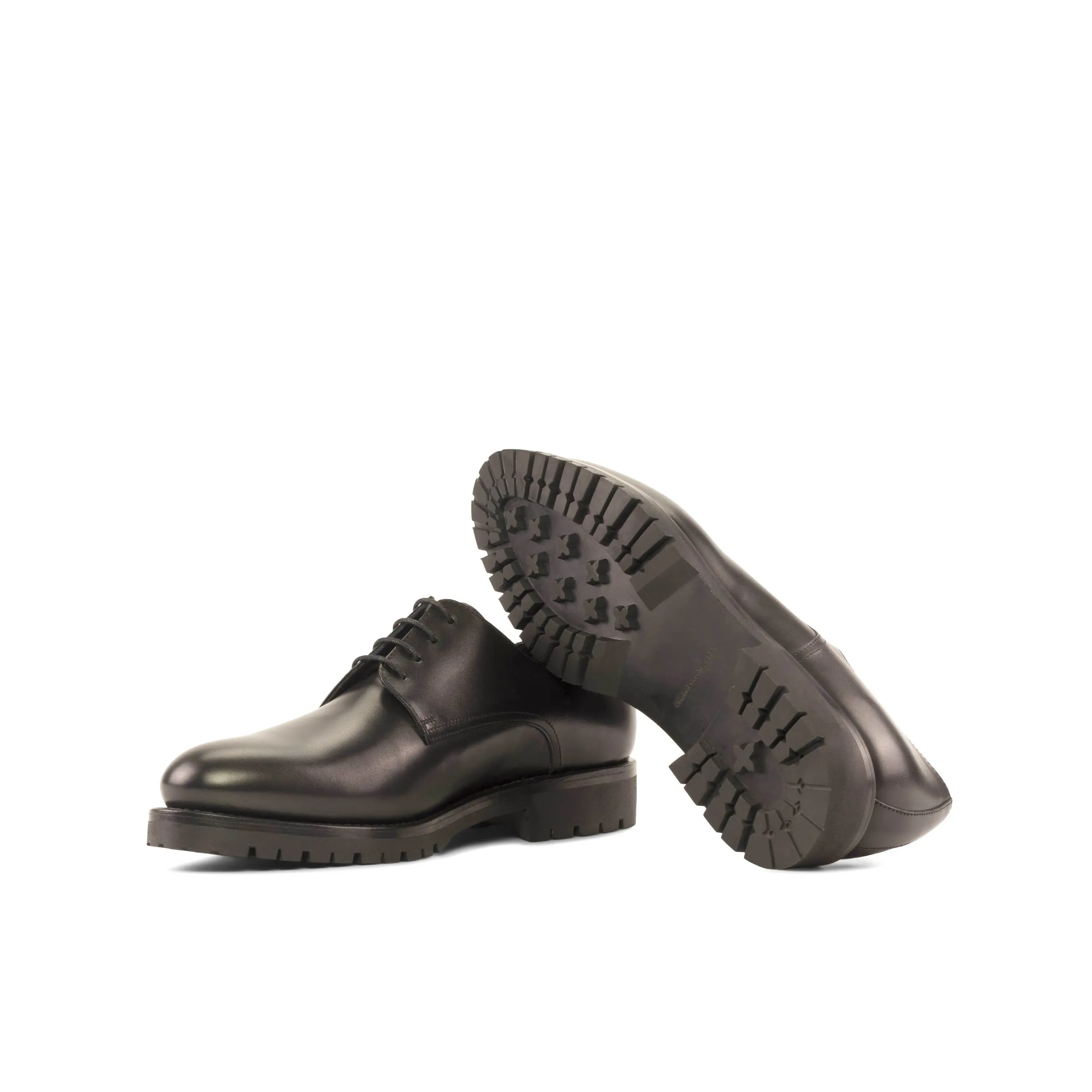 Black Derby Chunky Shoes