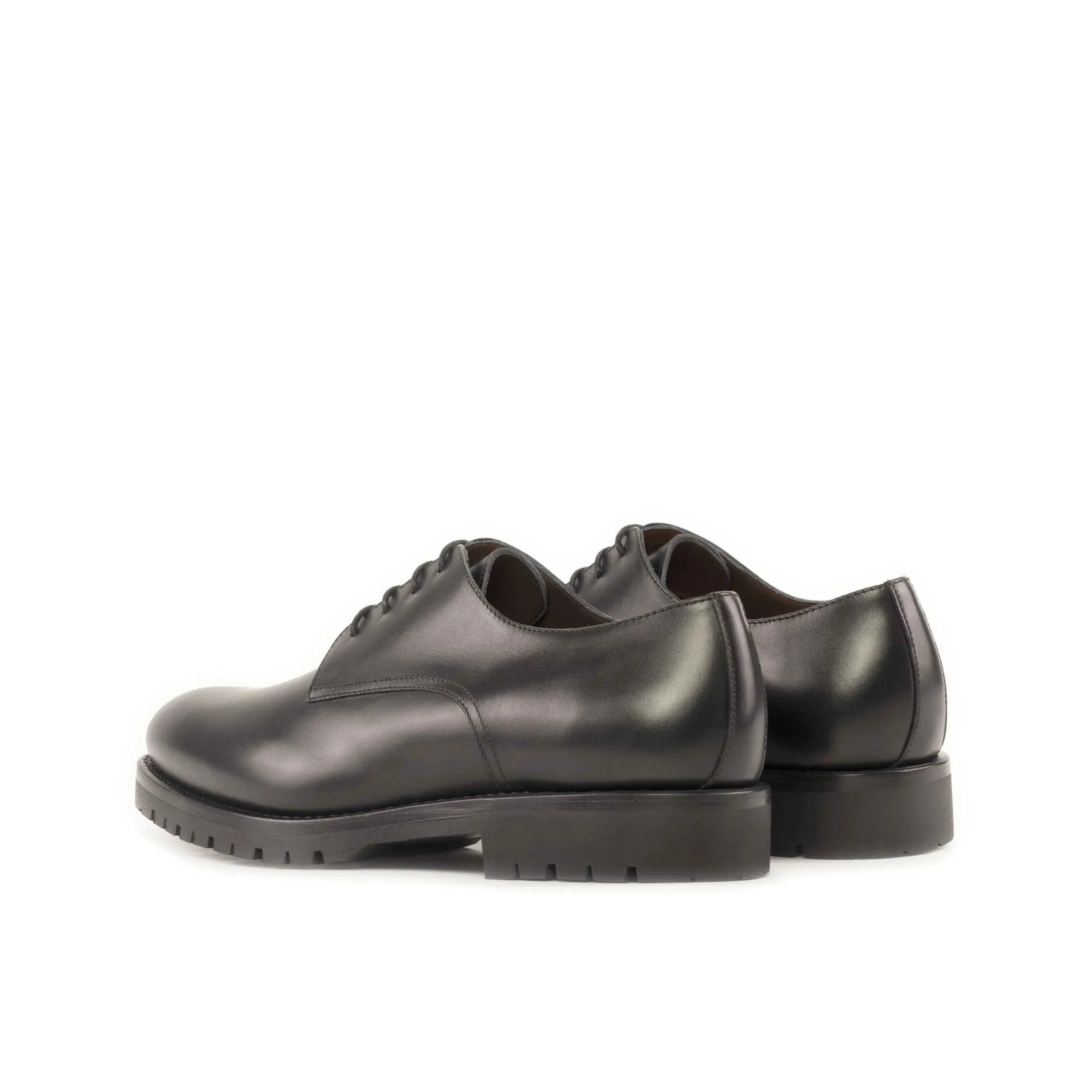 Black Derby Chunky Shoes