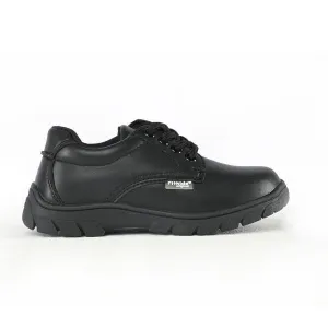 BOYS LACE UP SCHOOL SHOE - BLACK