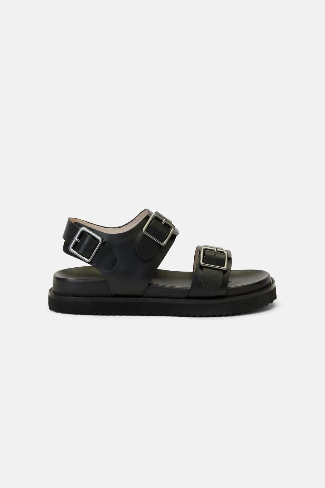 Buckle Sandal - Black