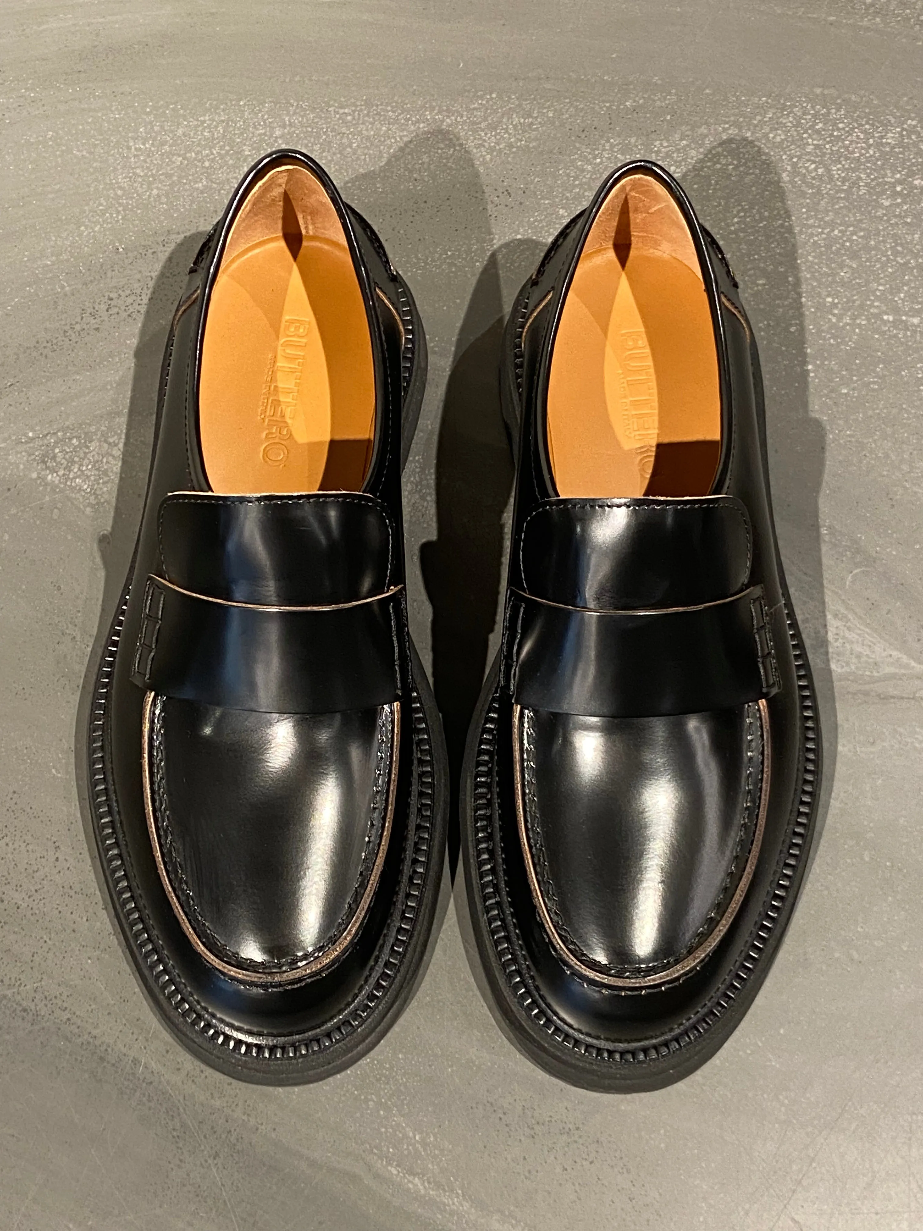 BUTTERO LOAFERS BLACK