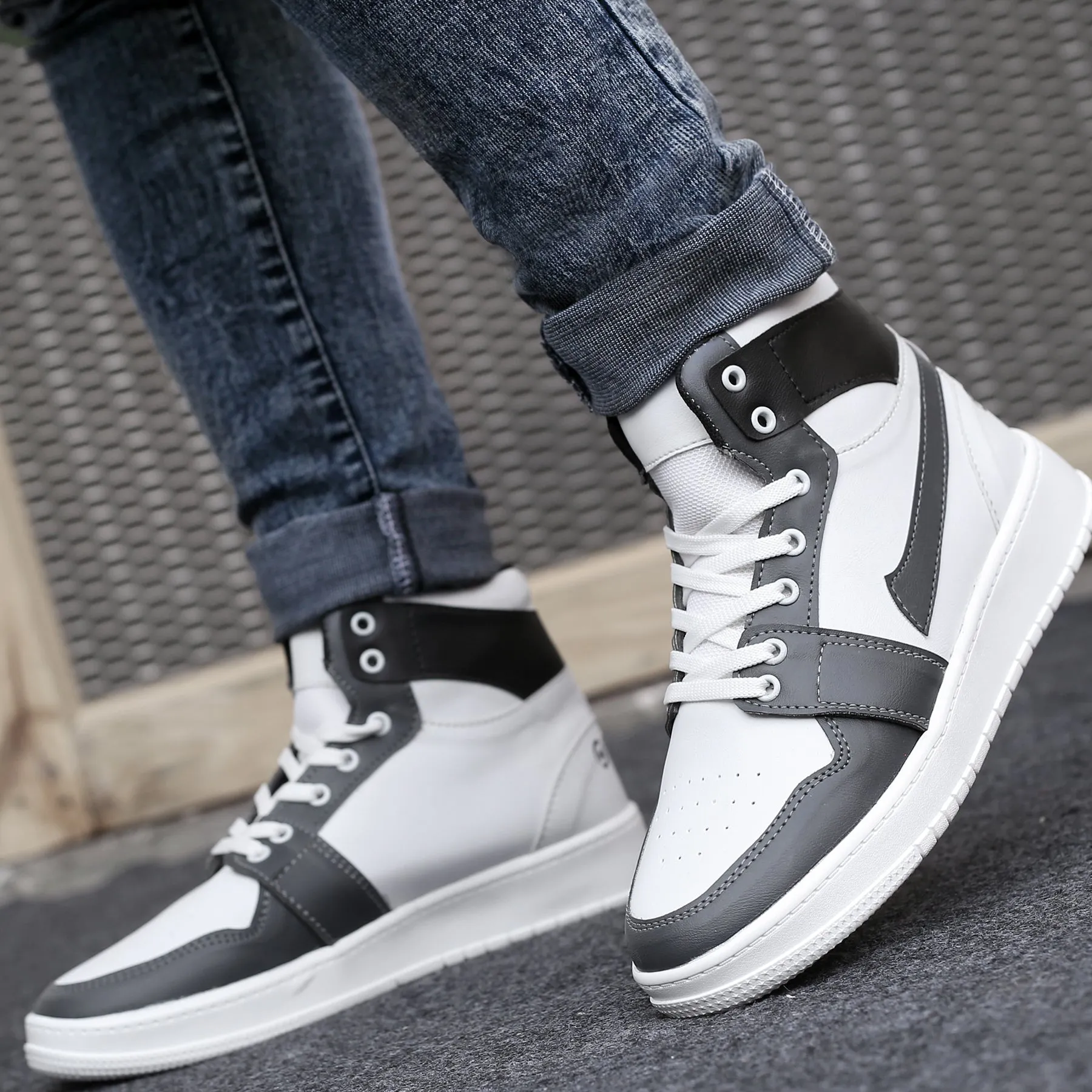 Bxxy's High-end Fashion Lace-up Sports Casual Shoes for Men