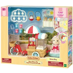 Calico Critters Popcorn Delivery Trike