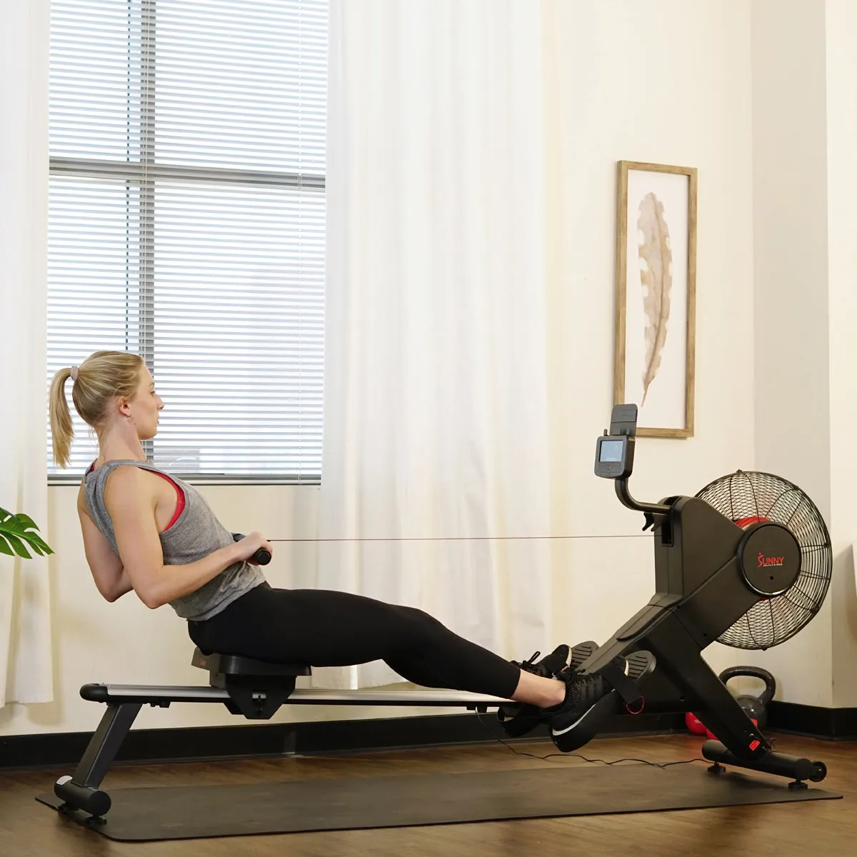 Carbon Premium Air Magnetic Rowing Machine