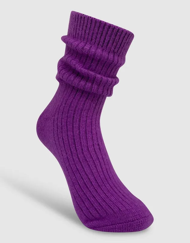 Cashmere Socks - Hot Pink