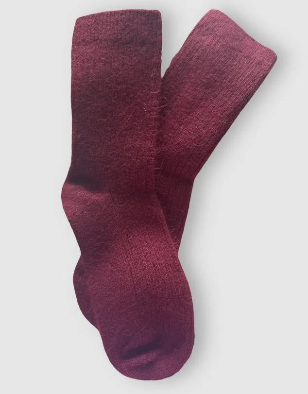 Cashmere Socks - Hot Pink