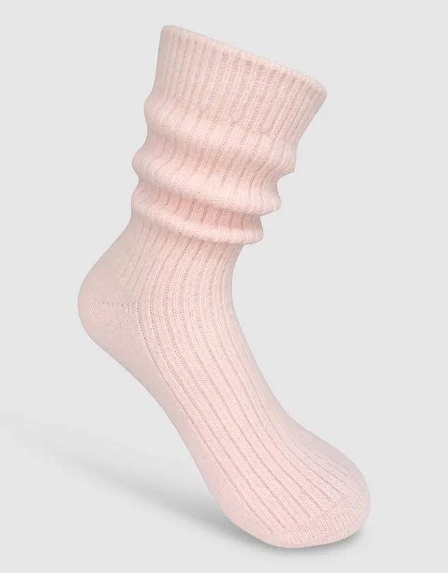 Cashmere Socks - Hot Pink