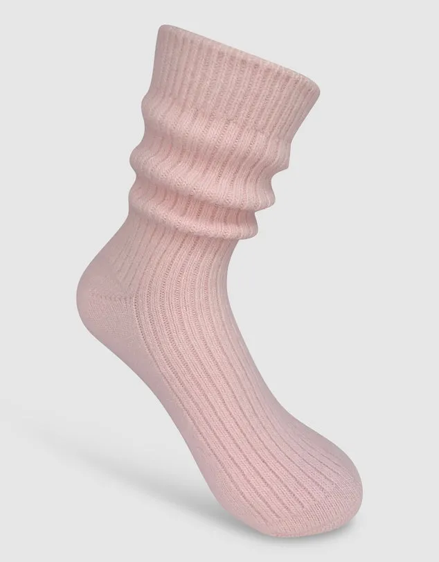 Cashmere Socks - Hot Pink