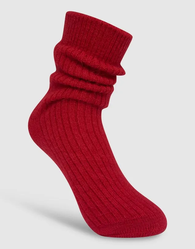 Cashmere Socks - Hot Pink