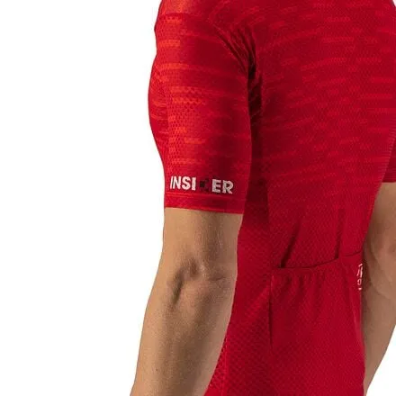 Castelli men's Insider jersey, dark red