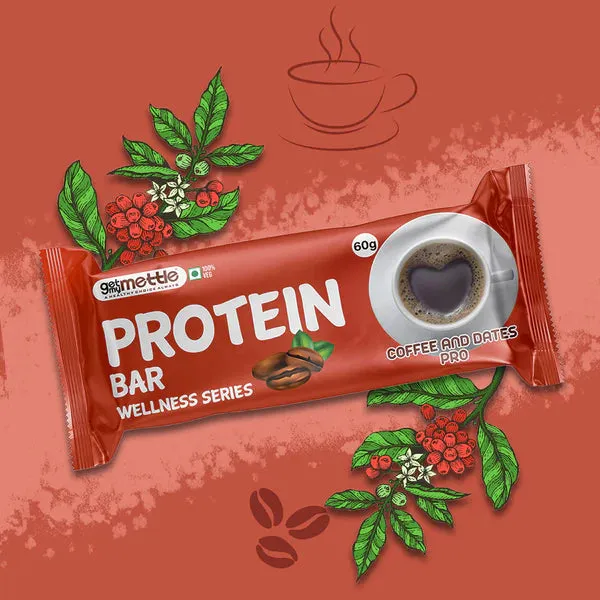 Coffee and Dates Pro Protein Bar Pack of 6