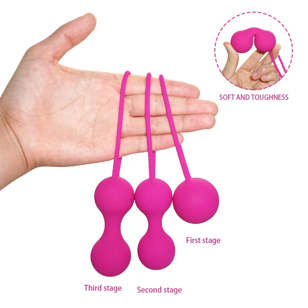 Come Closer | Kegel Ball Set | Pink | Silicone