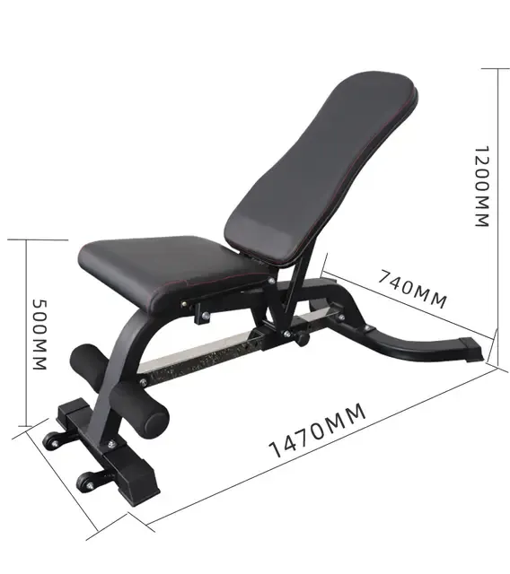 Commercial Multi-Slot Exercise Bench