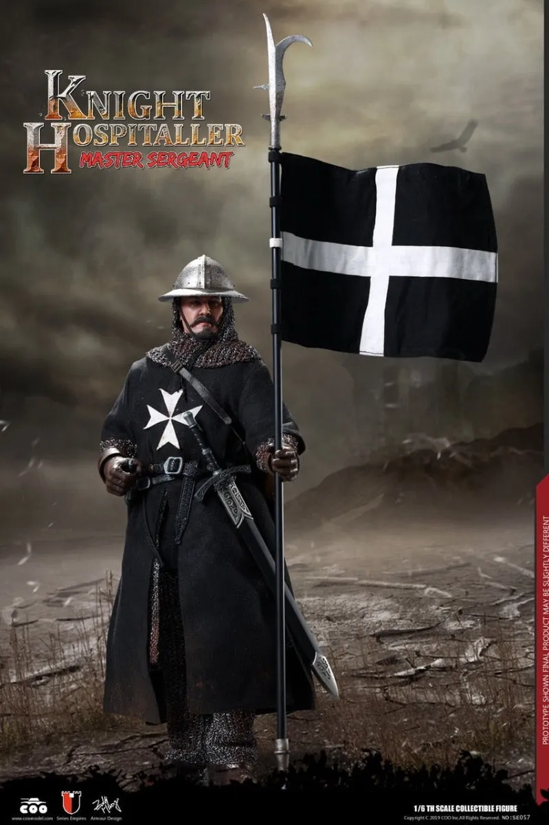 COOMODEL SERIES OF EMPIRES DIE-CAST ALLOY SERGEANT OF KNIGHTS HOSPITALLER 1/6 SCALE - SE057