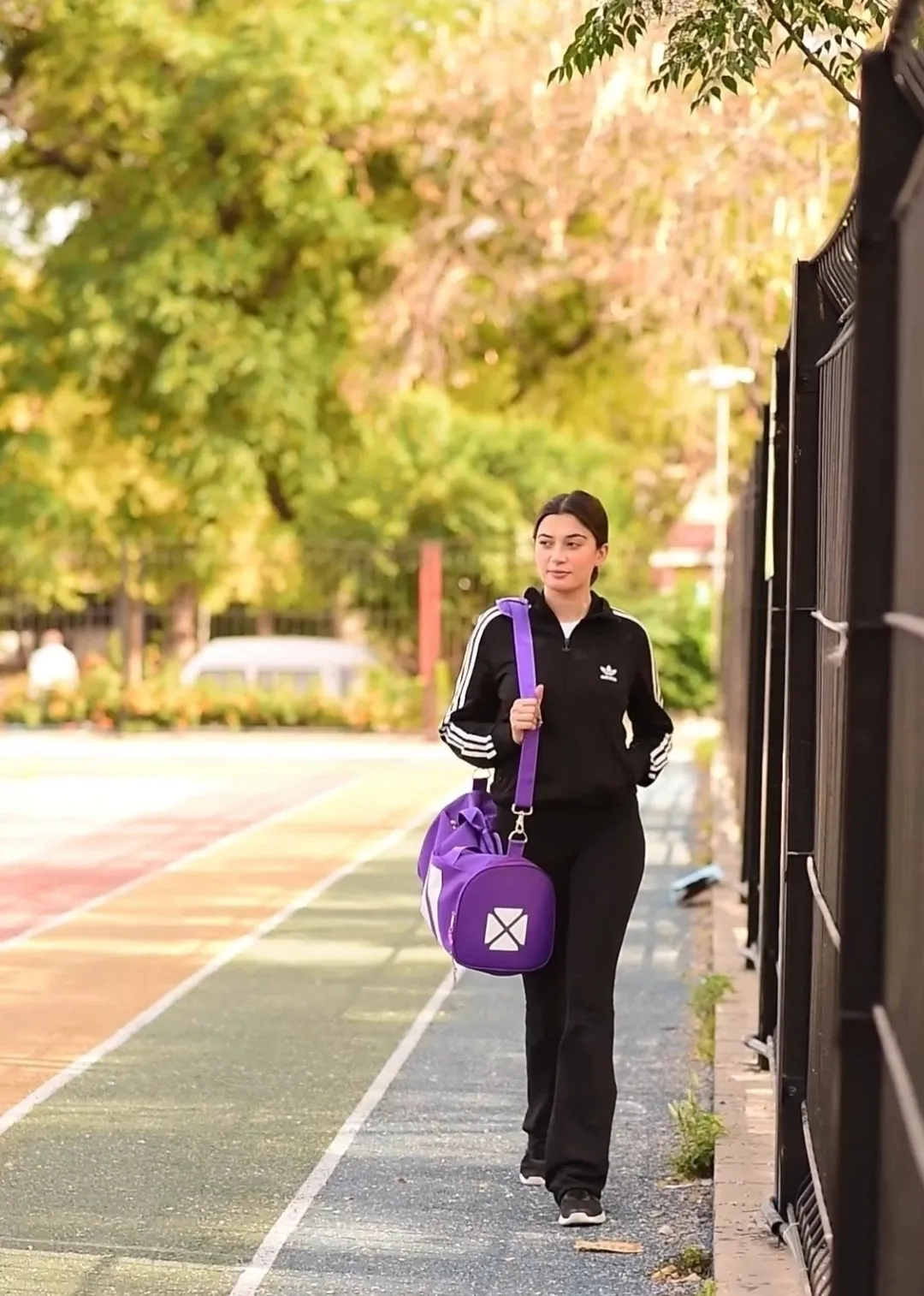 DUFFEL BAG PURPLE - LEFTOVER