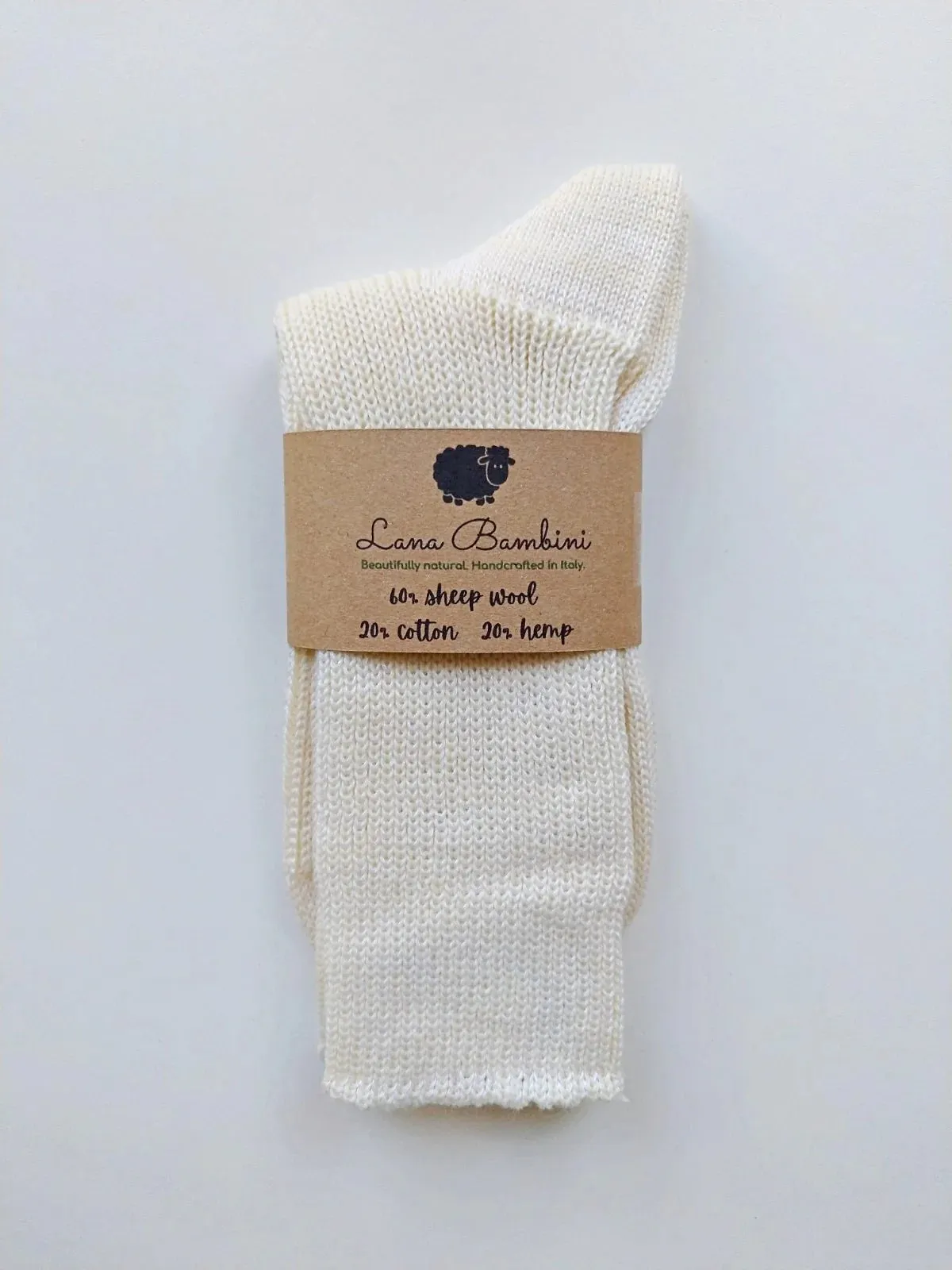 EMMA ~ Wool/Cotton/Hemp Sock. Naturally dyed.