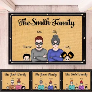 Family - The Family's Name - Personalized Door