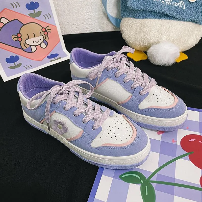 Flower Decor Cute Sneakers