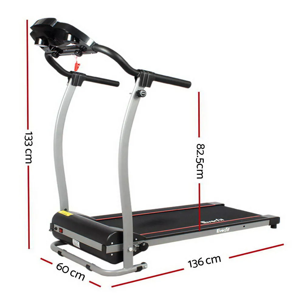 Foldable Electric Treadmill, 12 Programs, LCD Display - Everfit