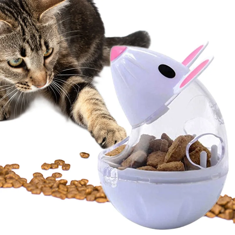 Funny Mouse Rolling Cat Treats Dispenser