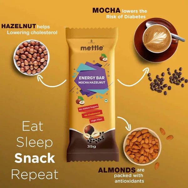 GetmyMettle Mocha Hazelnut Energy Bars