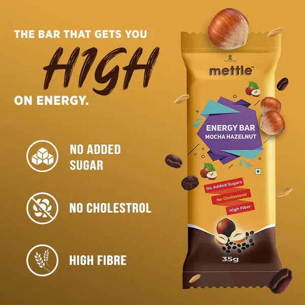 GetmyMettle Mocha Hazelnut Energy Bars