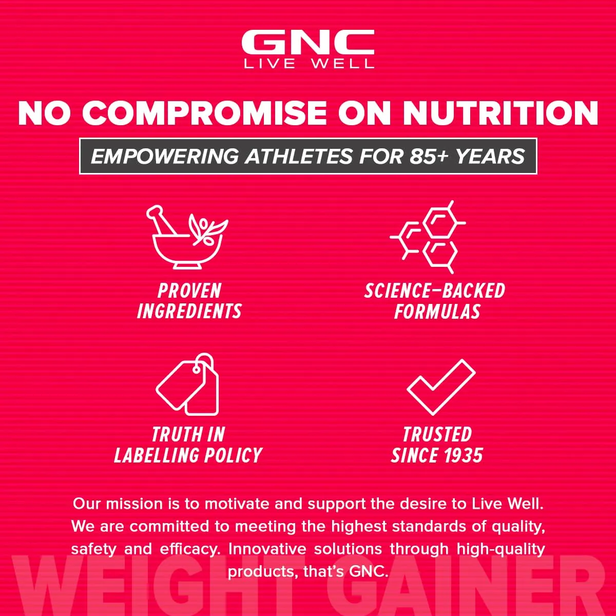 GNC Pro Performance Weight Gainer | 3 Kg | Healthy Body Gains | Reduces Muscle Breakdown | Increases Energy & Endurance | 73g Protein | 440g Carbs | 2200 Cal | Double Chocolate