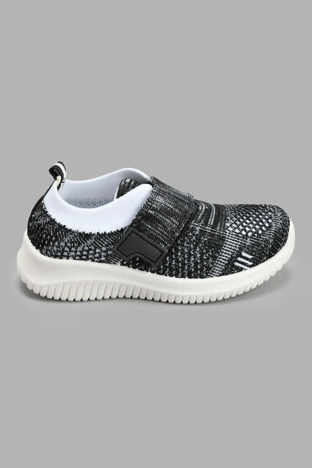 Grey Knitted Trainer